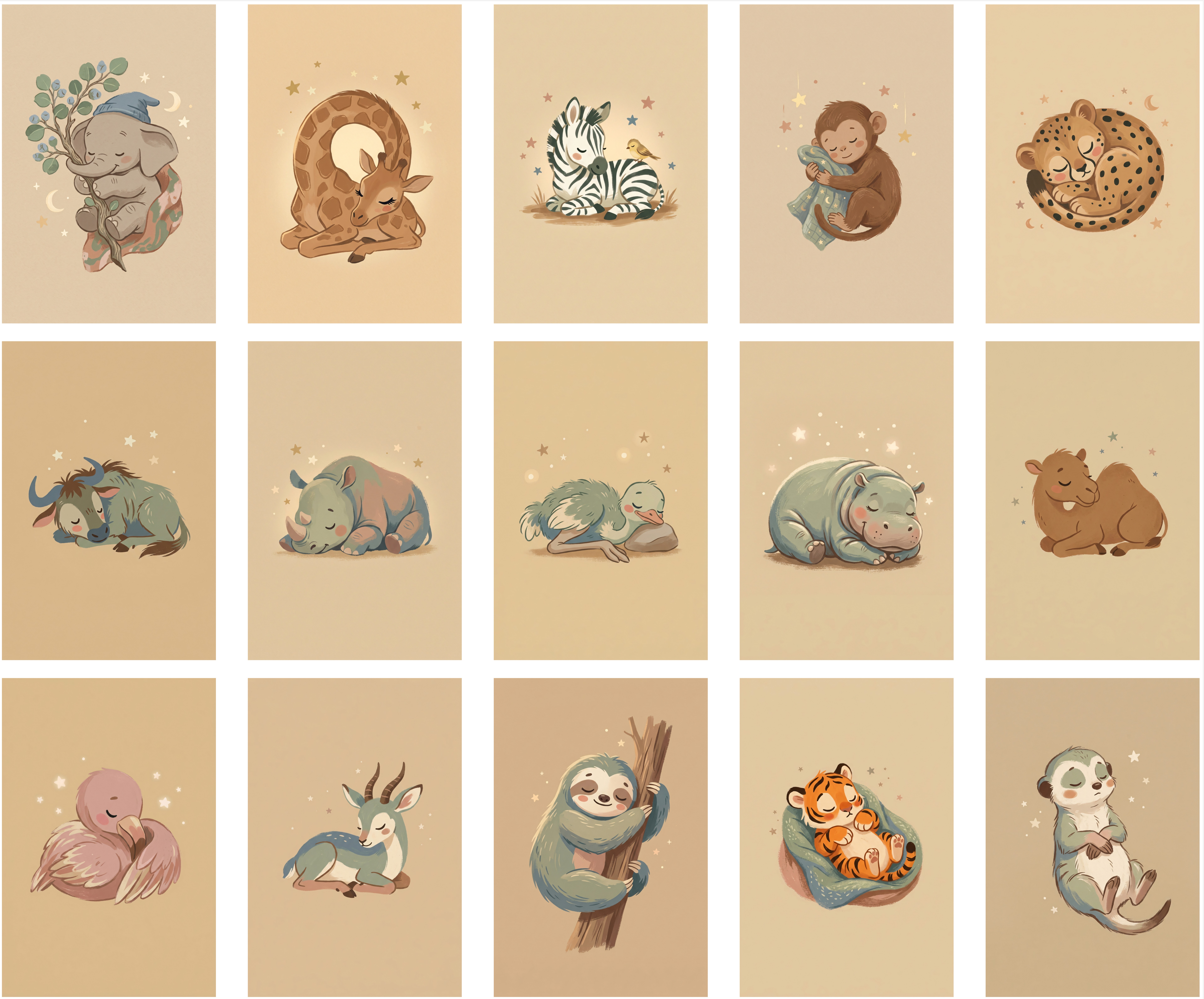 Variable animal characters generated across growth stages